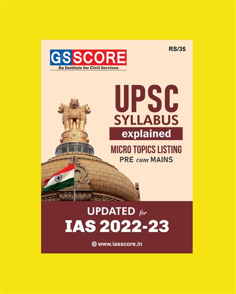 gs score micro syllabus 2023.